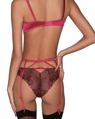 Butterfly Embroidery Balconette Bra