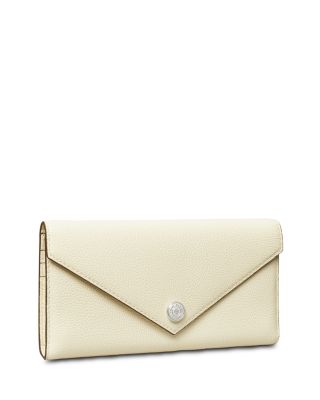 Pebbled Leather Envelope Wallet