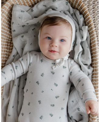  Ely's & Co. Unisex Berry Collection Footie + Bonnet - Baby