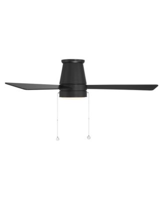 Limited Fans Hug 52in Selectable 2700-3000-4000-5000K LED Indoor or Outdoor Flush Mount Pull Chain Ceiling Fan