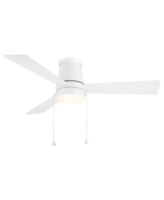 Limited Fans Hug 52in Selectable 2700-3000-4000-5000K LED Indoor or Outdoor Flush Mount Pull Chain Ceiling Fan