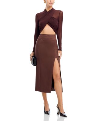 Aliyah Wrap Long Sleeve Bodysuit