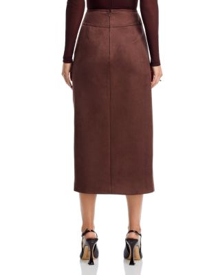 Dante Faux Suede Midi Dress