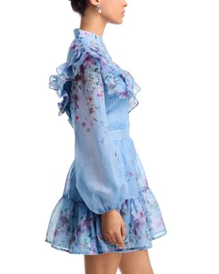 Floral Print Mini Dress - Exclusive