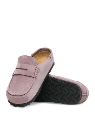 Women's Naples Wrapped Bold Grip Suede Loafer Clogs