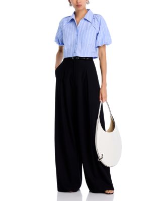 Reece Striped Puff Sleeve Shirt