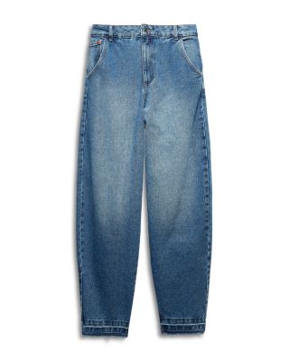 Barrel Jeans in Navy