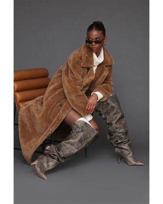Oversized Teddy Faux Fur Coat