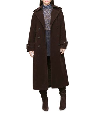 Faux Suede Utility Trench