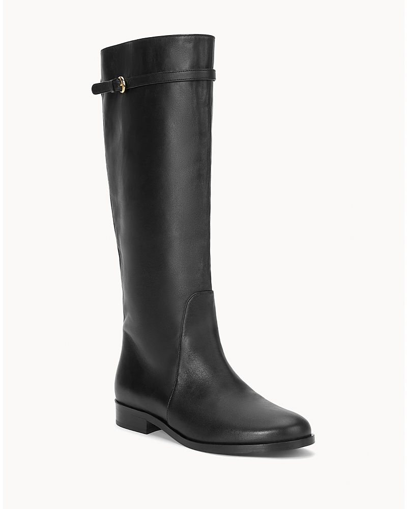 Staud Harlow Riding Boot In Black