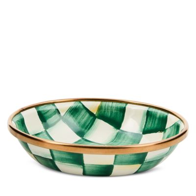 Emerald Check Dipping Bowl