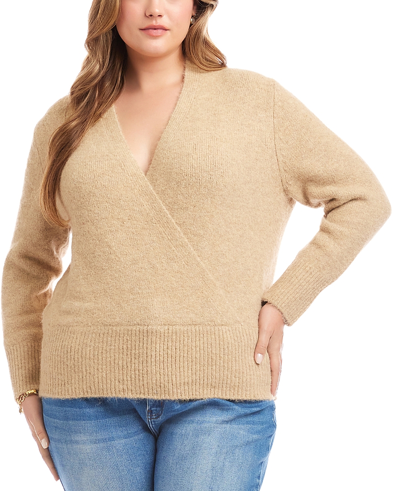 Karen Kane Plus Size Wrap Sweater