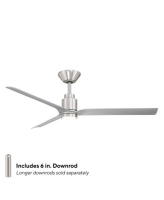 Fans Smooth 52 in Selectable 2700-3000-4000-5000K LED Indoor or Outdoor Smart Home Ceiling Fan