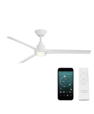 Fans Bolo 56 in Selectable 2700-3000-4000-5000K LED Indoor or Outdoor Smart Home Ceiling Fan