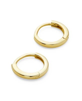 Gold Huggie Hoops Earrings