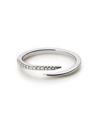 Brass Oren Silver Bypass Ring