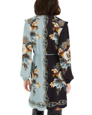 Snake Garden Wrap Dress