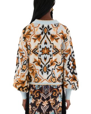Winter Tapestry Round Neck Sweater  