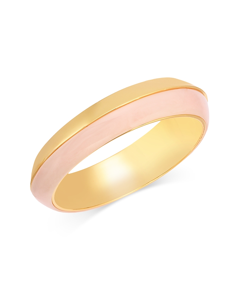 Aqua Split Bangle Bracelet - Exclusive In Gold