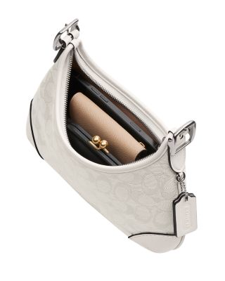 COACH Hamptons Hobo Bag in Signature Jacquard | Bloomingdale's