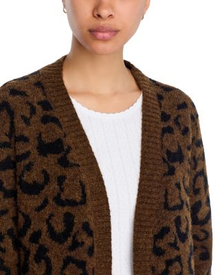 Leopard Open Front Cardigan - Exclusive