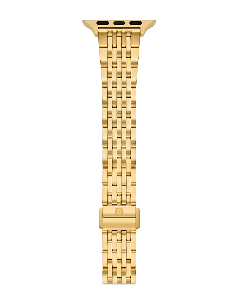 Michele 18K Gold Plated Bracelet Band for Apple Watch, 38-49mm