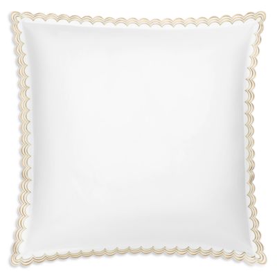 Matouk - Stella Scalloped Embroidered Euro Sham