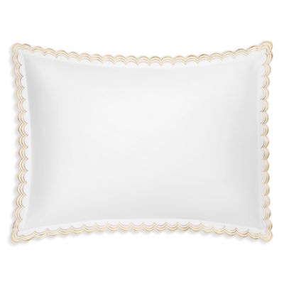 Stella Scalloped Embroidered King Sham