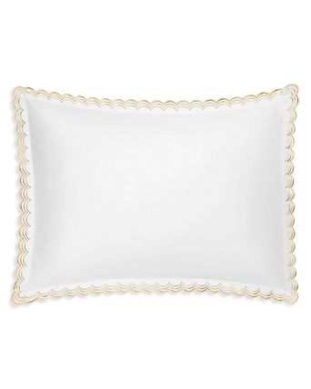 Stella Scalloped Embroidered King Sham