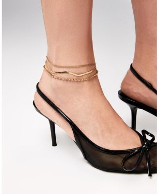 Jace Stainless Steel Gold Anklet