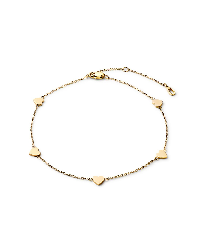 Ana Luisa Stainless Steel Wylie Gold Anklet In Gold
