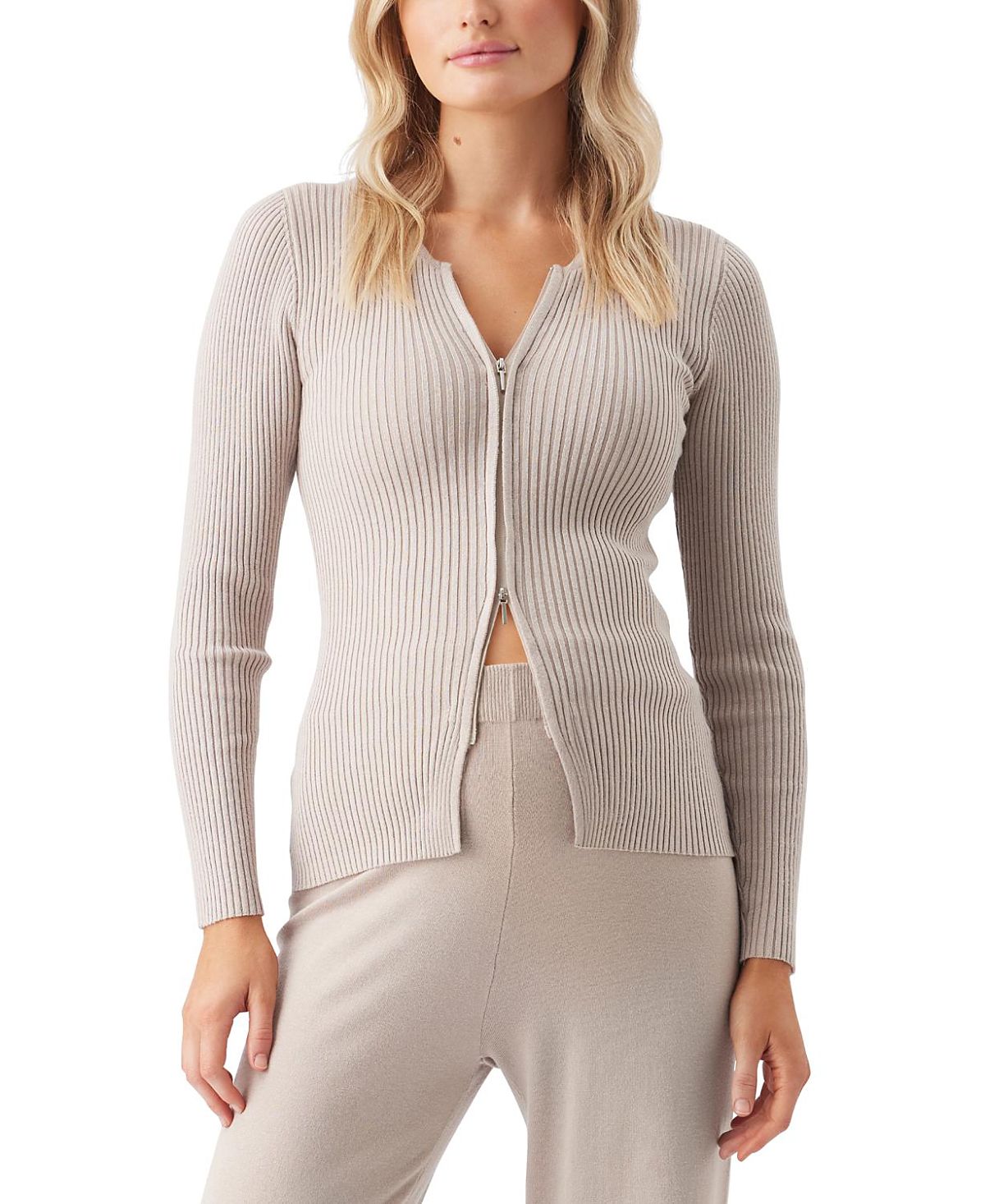 Ripe Maternity Romee Zip Through Knit Sweater