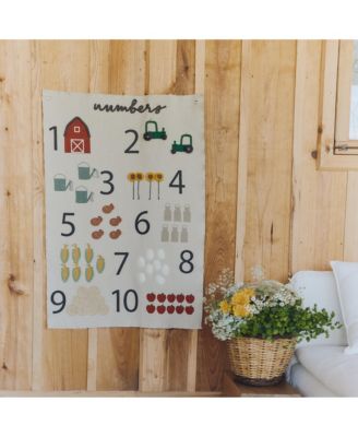 Wall Hanger Farm Numbers - Age 3+ Years