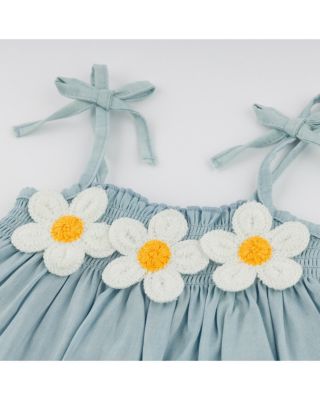 Girls' Gidget Lyocell Denim Sunsuit and Bloomers Set - Baby, Little Kid