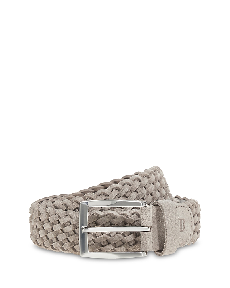 Boggi Milano Suede Braided Belt