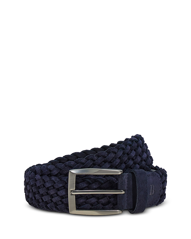 Boggi Milano Suede Braided Belt