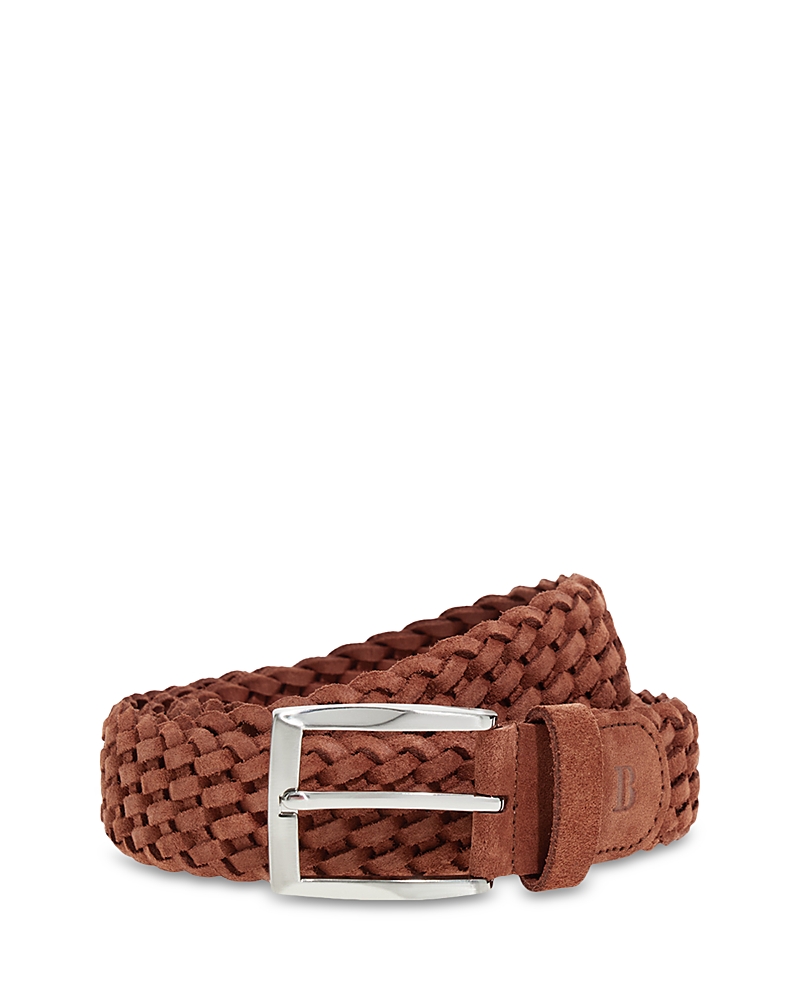 Boggi Milano Suede Braided Belt