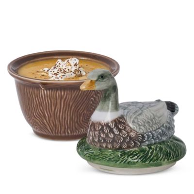 Forest Walk Duck Bowl with Lid