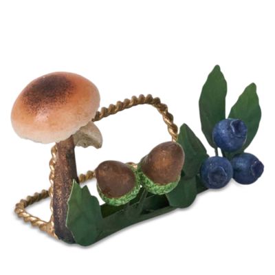 Forest Walk Mushroom & Acorn Place Card Holders, Set of 4