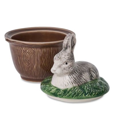 Forest Walk Rabbit Bowl with Lid