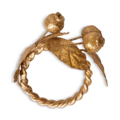 Forest Walk Leaf Napkin Rings, Assorted Set of 4