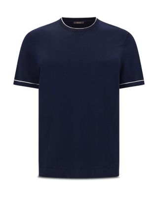 Cotton Crepe Knit Tee