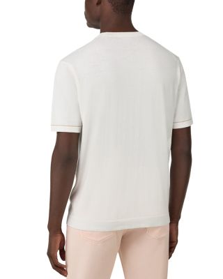 Cotton Crepe Knit Tee