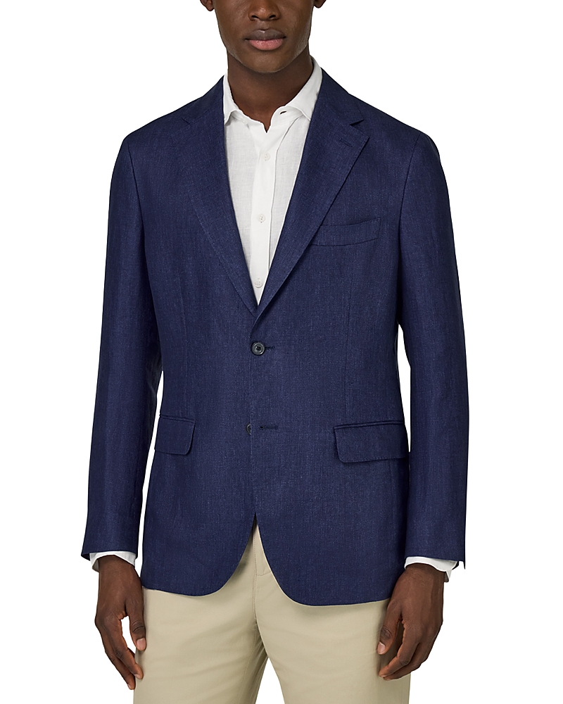 Boggi Milano Solid Linen Jacket