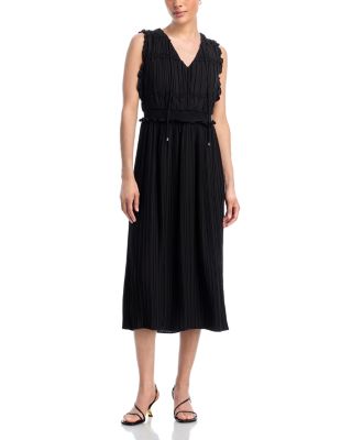 T Tahari - Tiered Pleated Dress