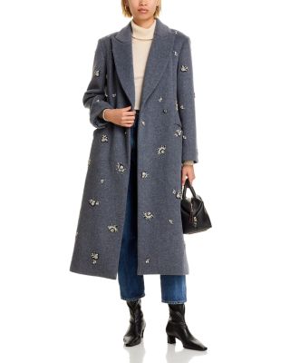 Gianni Rhinestone Embellished Coat