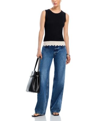 Crewneck Colorblocked Sweater 