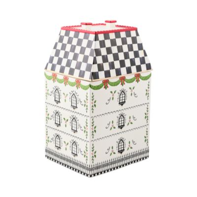 Holly Village Cookie Jar