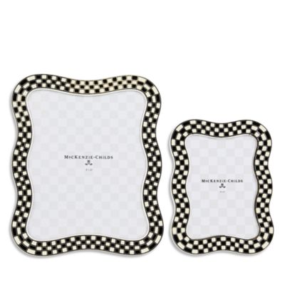 Wavy Check Silver Plated Frame, 5"x 7"