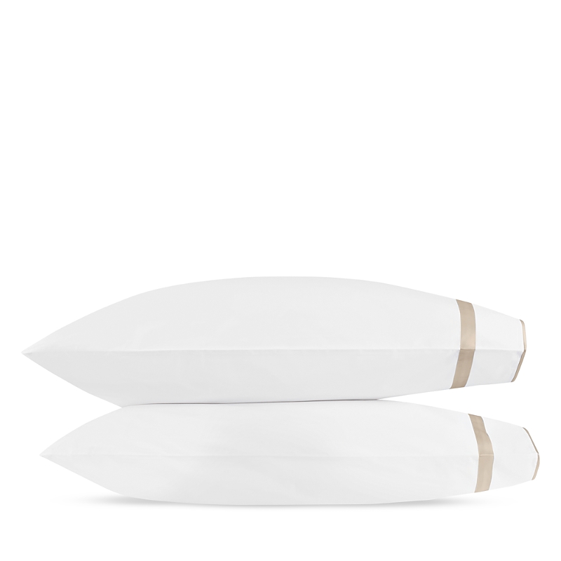 Matouk Louise King Pillowcase, Pair In White